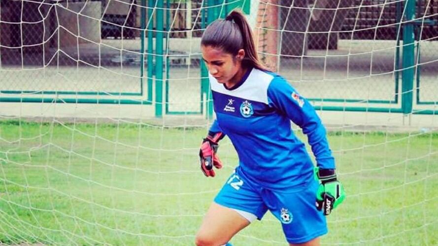 Johanis Menco, arquera del Real San Andrés, tiene 25 años de edad y se cortó por accidente su arteria femoral en tres pedazos. Foto: Suministrada.