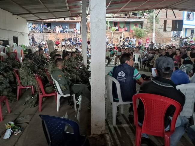 Soldados liberados tras secuestro en Cauca | Foto: Defensoría del Pueblo