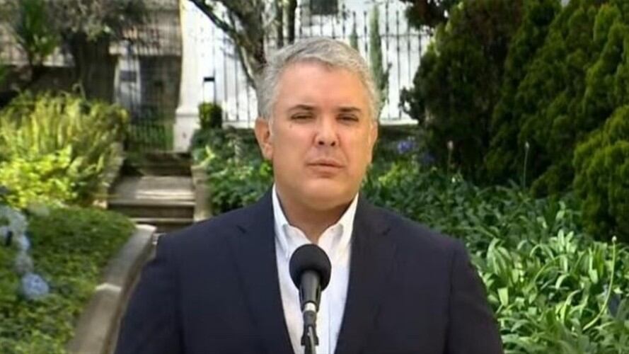 Presidente Iván Duque entregó medidas urgentes para mitigar violencia en Cali. Foto: Prensa Presidencia de la República