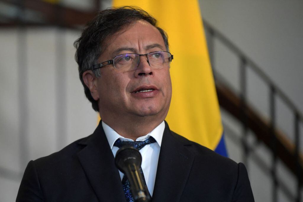Gustavo Petro. (Photo by Raul ARBOLEDA / AFP) (Photo by RAUL ARBOLEDA/AFP via Getty Images)