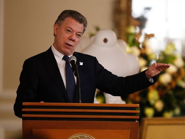 Juan Manuel Santos, presidente de la República. Foto: Colprensa - Juan Páez