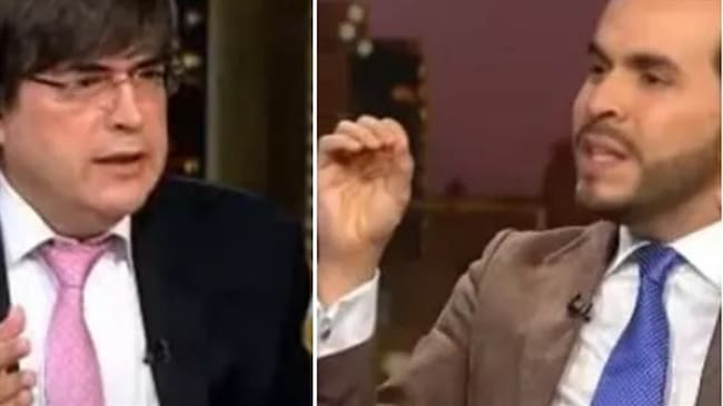 Durante su programa, el periodista se fue en lanza y ristre contra el abogado por el tema de Alex Saab.. Foto: Captura de Pantalla