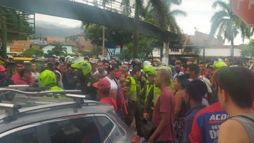 Balacera en Cali. Créditos: Cortesía