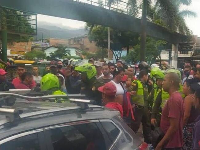 Balacera en Cali. Créditos: Cortesía