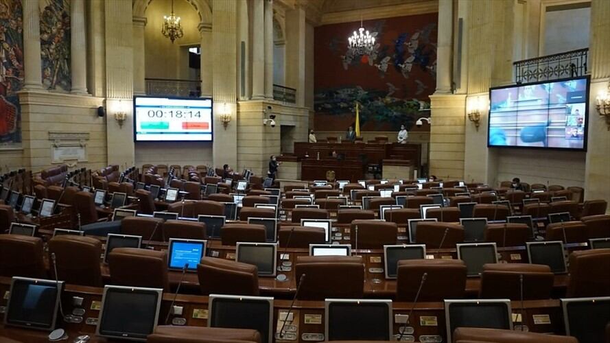Cámara prohíbe que representantes sesiones presencialmente durante la cuarentena. Foto: Colprensa