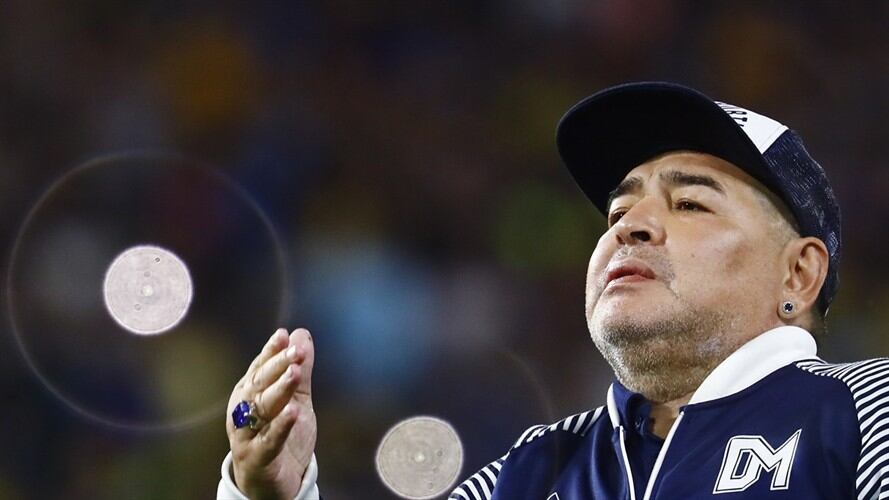 La reacción de la hija de Maradona al conocer la autopsia del 'Pelusa'. Foto: Marcos Brindicci/Getty Images