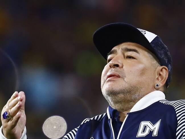 La reacción de la hija de Maradona al conocer la autopsia del &#039;Pelusa&#039;. Foto: Marcos Brindicci/Getty Images