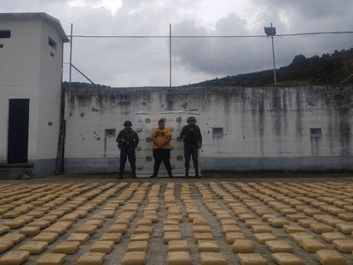 Incautan cerca de una tonelada de marihuana en Cauca