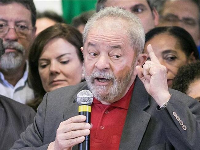 El expresidente de Brasil, Luis Inácio Lula da Silva (Lula) pronunció un discurso en el Hotel Jaragua, en Sao Paulo, Brasil, el 15 de septiembre de 2016. Foto: