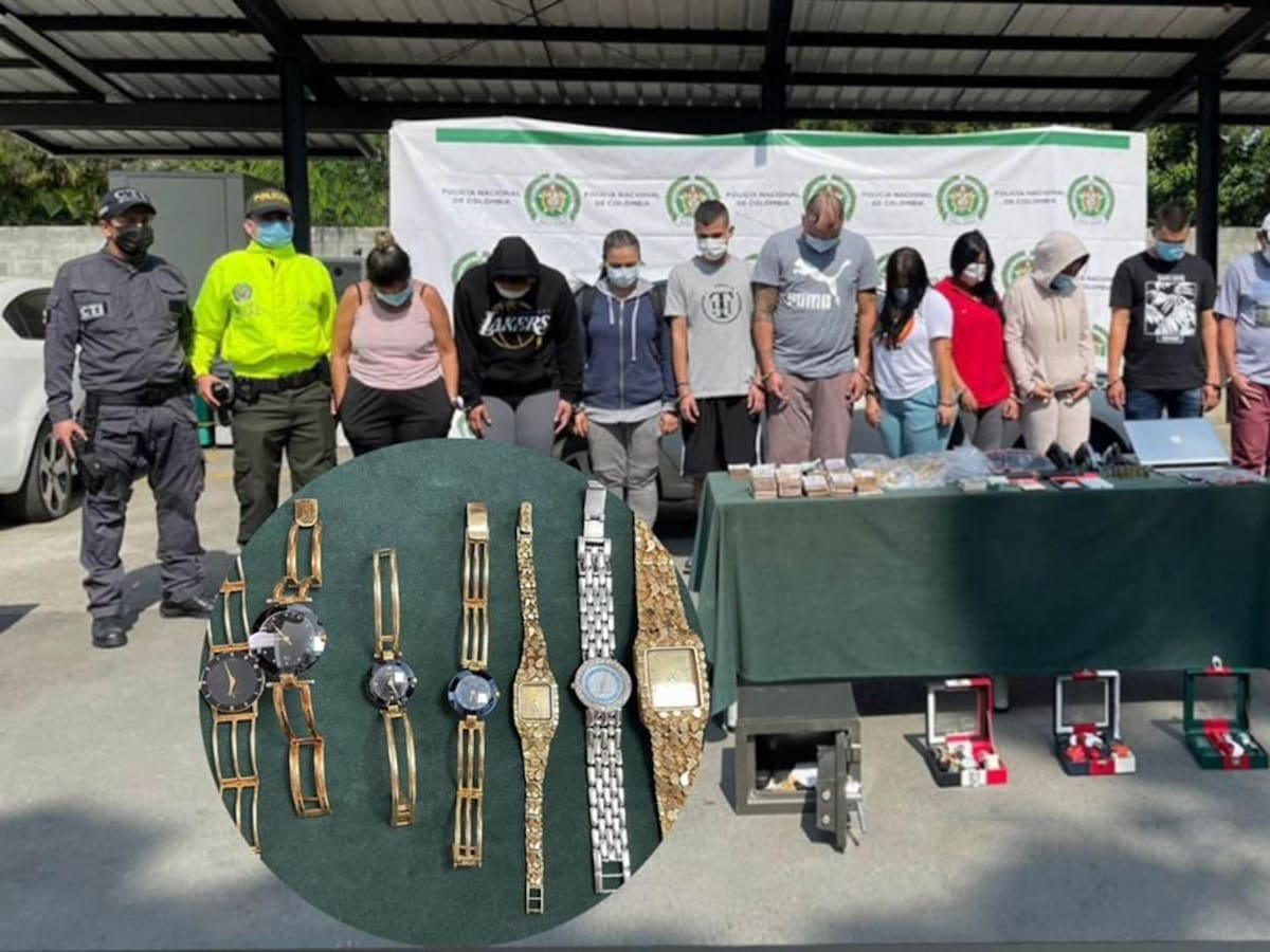 Capturan a los integrantes de una peligrosa banda dedicada al hurto de joyas en Cali