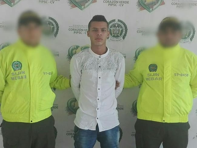 Azael Elías Hernández Pérez, de 20 años de edad, sería el presunto coautor del asesinato de un bebé de nacionalidad venezolana. Foto: Policía Barranquilla