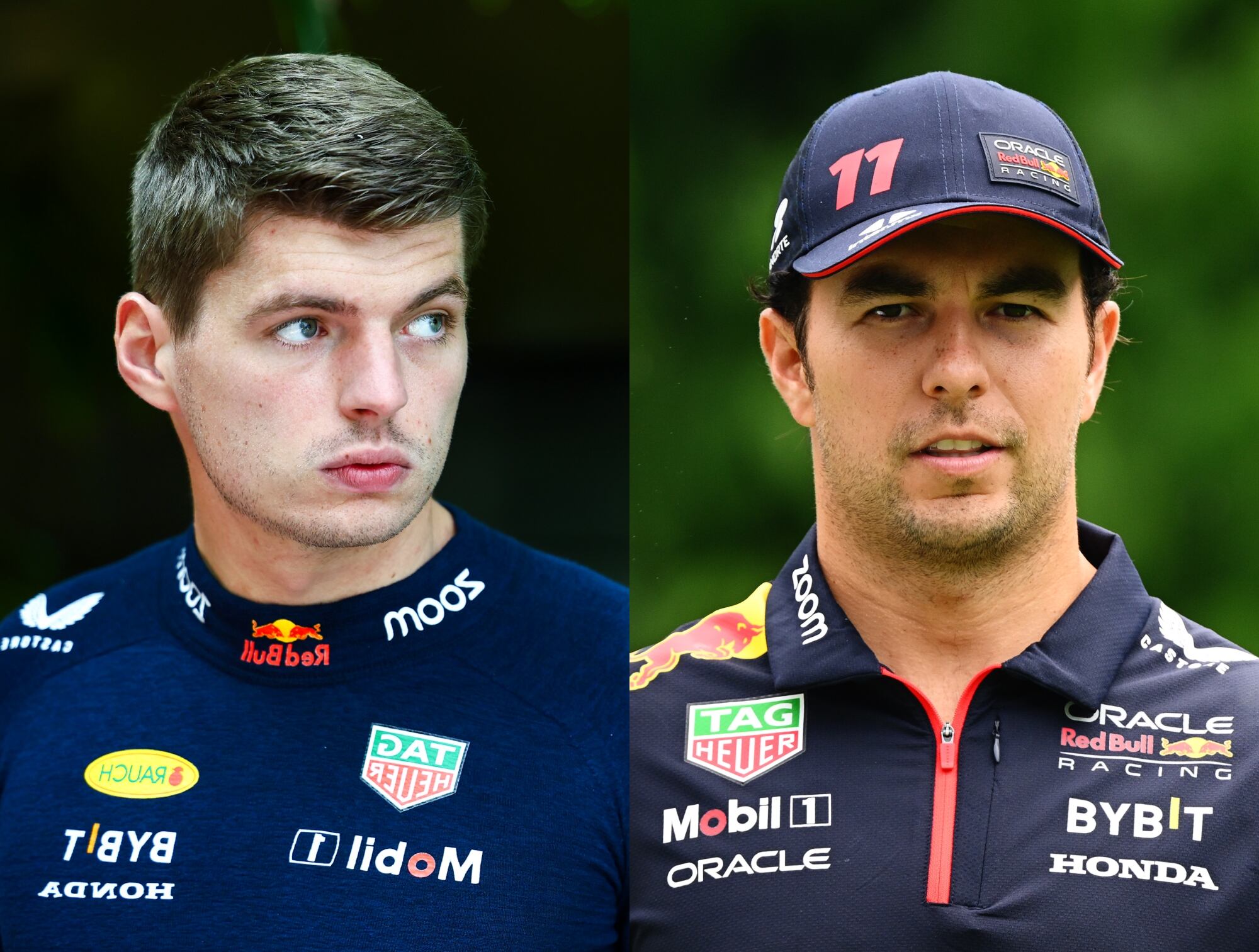 Max Verstappen y Sergio Pérez, pilotos Red Bull de la Fórmula 1 | Fotos: GettyImages