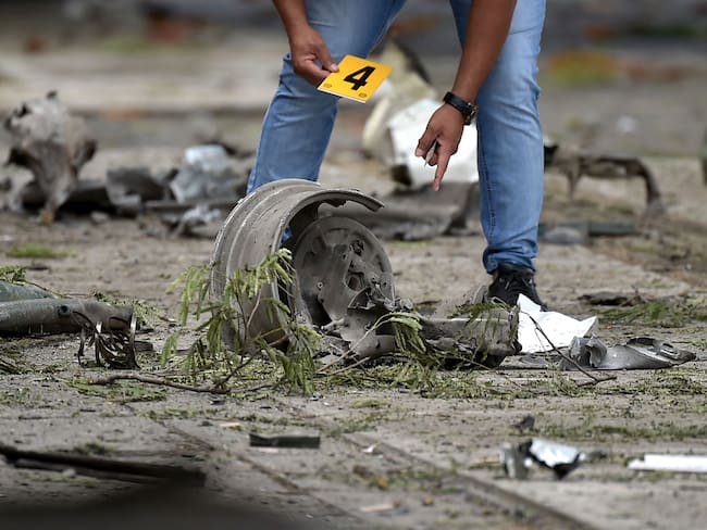 Foto de referencia de un ataque que ocurrió en el departamento del Cauca. (Photo by Luis ROBAYO / AFP) (Photo by LUIS ROBAYO/AFP via Getty Images)