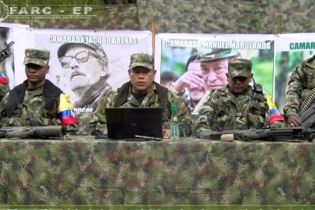 Fue abatido por el Ejército alias ‘Mayimbú’. Foto: video de las disidencias de las Farc.