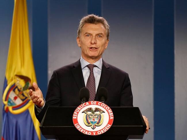 Mauricio Macri, presidente de Argentina. Foto: Colprensa