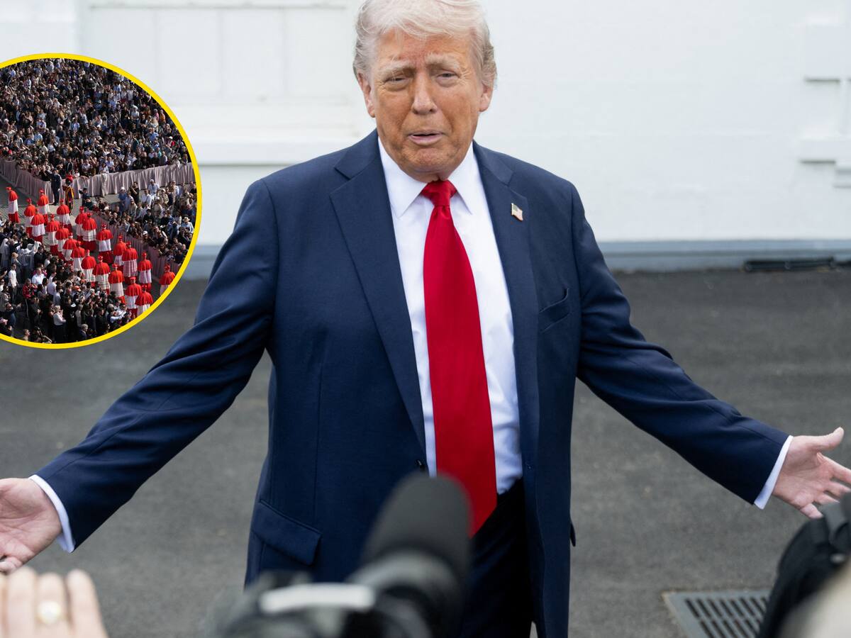 Trump dijo que quiere aprovechar su viaje a Roma para hablar con otros líderes sobre aranceles