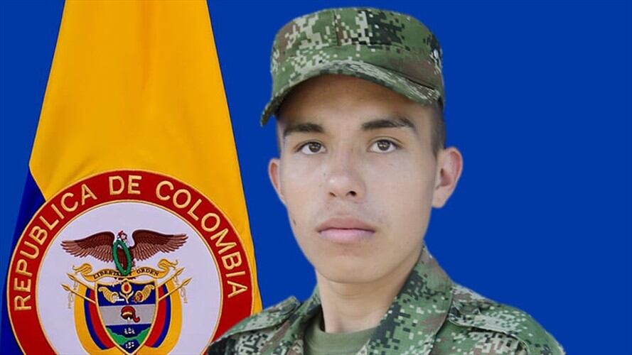 Soldado muerto en Antioquia . Foto: Cortesía