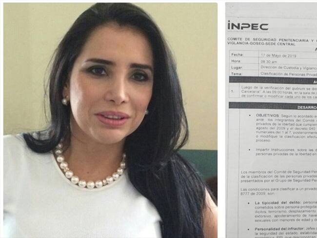 Esta acta falsa aparecía en la hoja de vida de Merlano en los archivos del penal. Foto: Colprensa