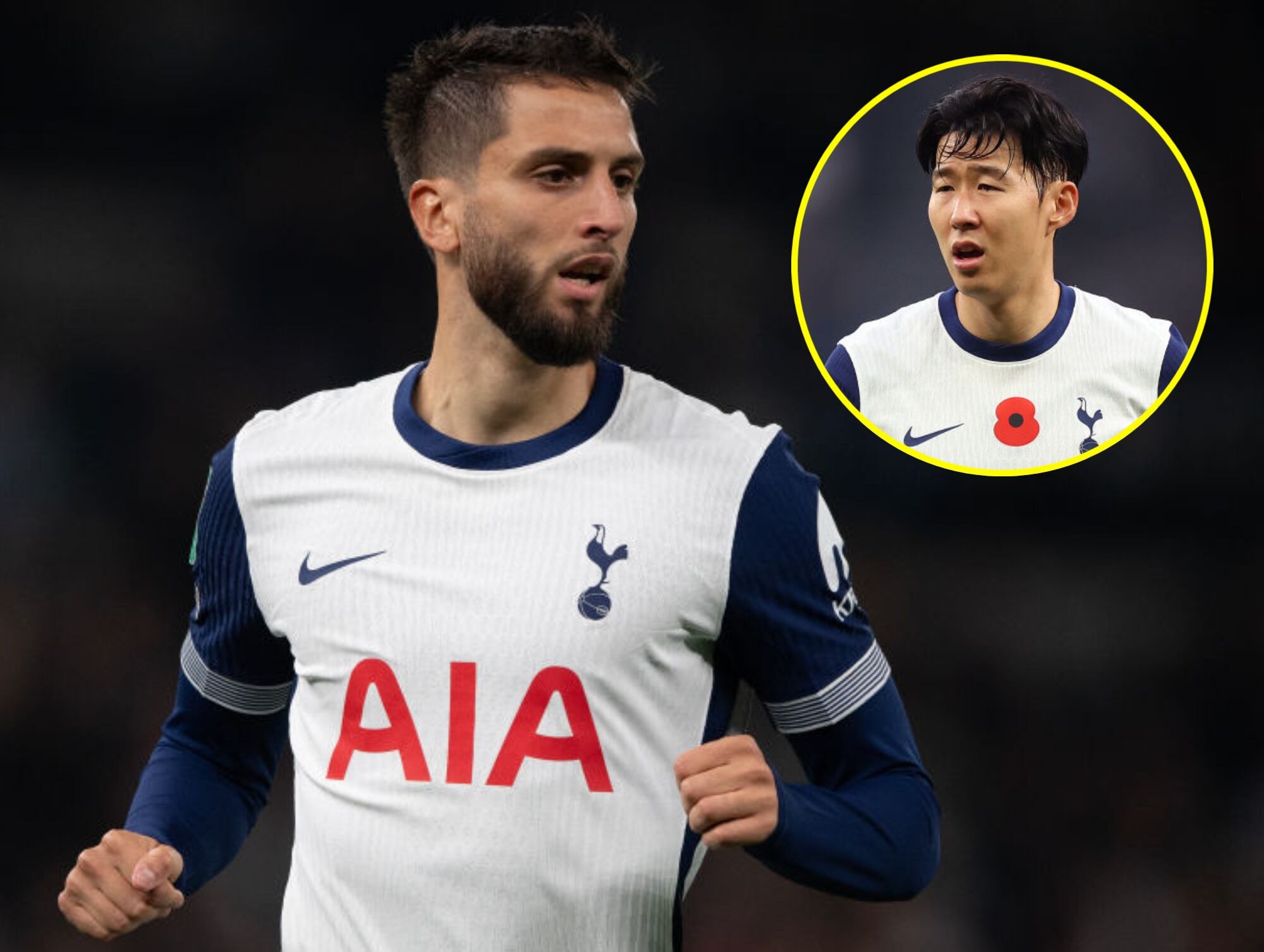 Rodrigo Bentancur. I Foto: Visionhaus/Getty Images. Heung-min Son. I Foto: Julian Finney/Getty Images.