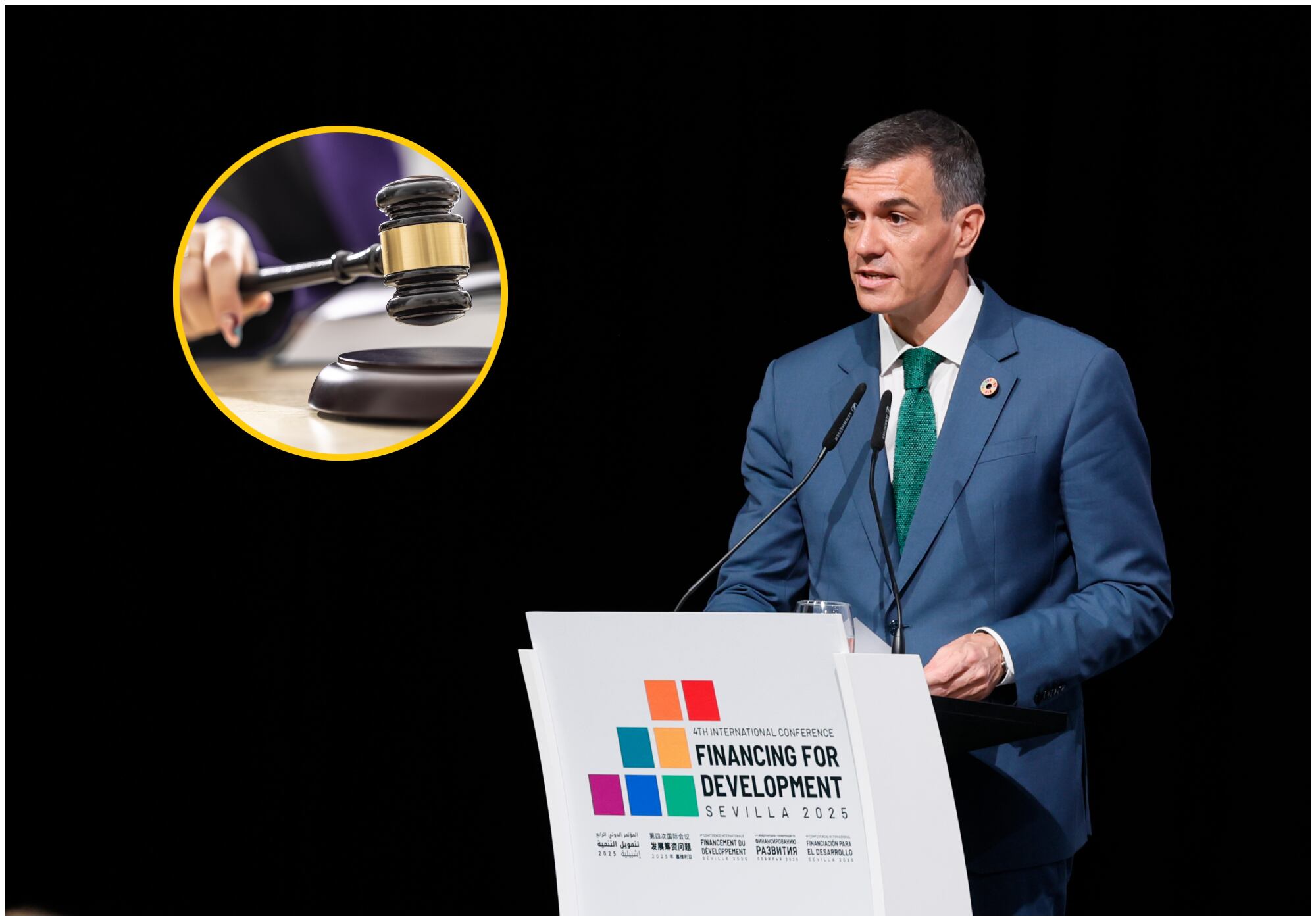 El presidente de gobierno español, Pedro Sánchez, aseguró que “hay jueces haciendo política”. Foto: EFE.
