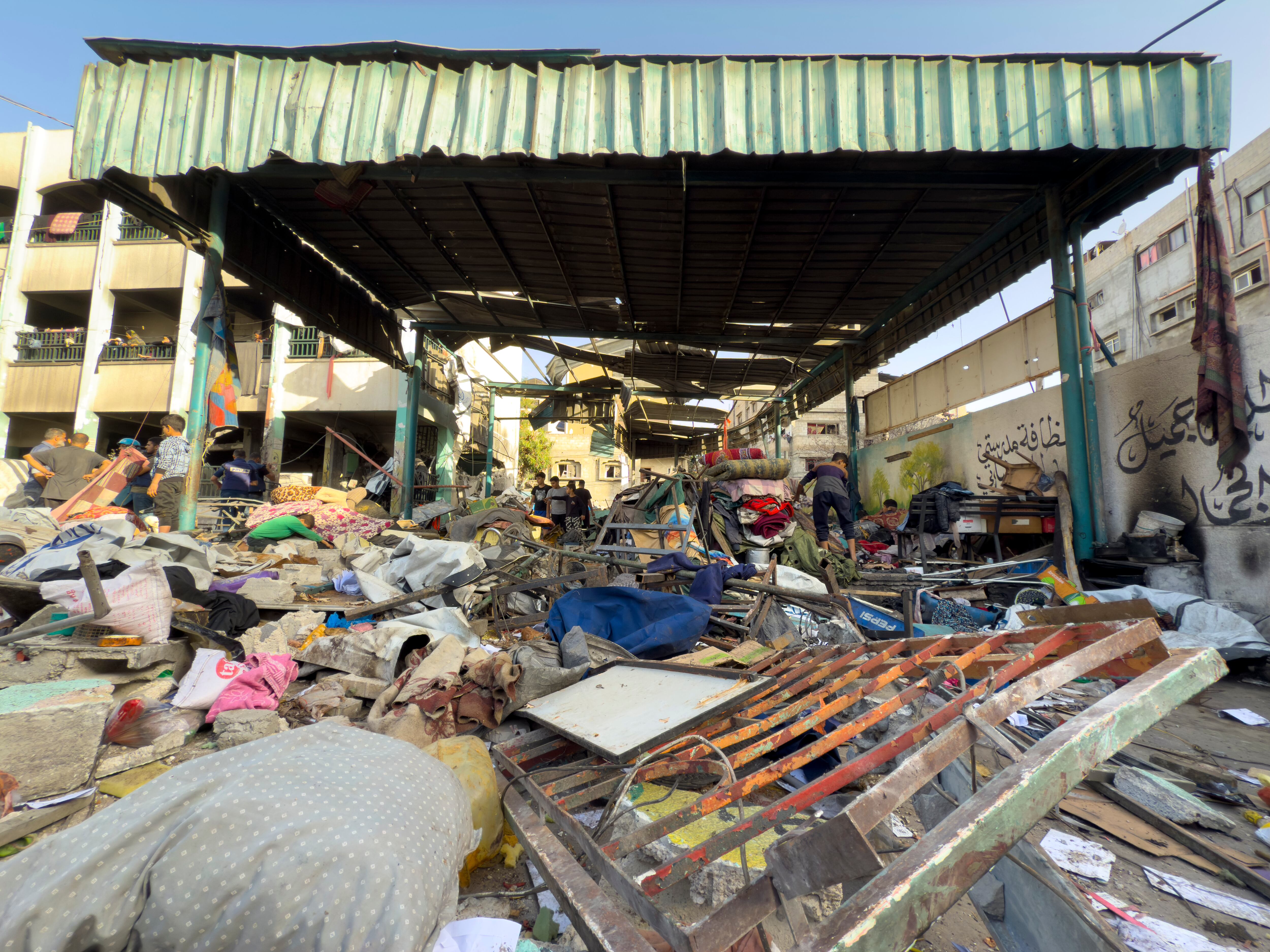 Más de 30 muetos dejó nuevo bobardeo de Israel en Gaza.-EFE/ Ahmad Awad