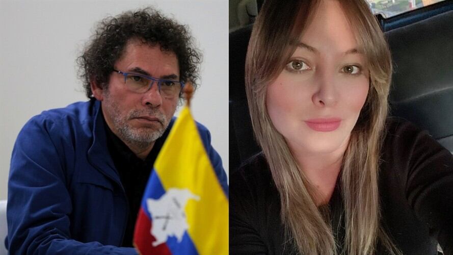 Pastor Álape y Catalina Suárez. Foto: Colprensa / Instagram @catalinasuarezb