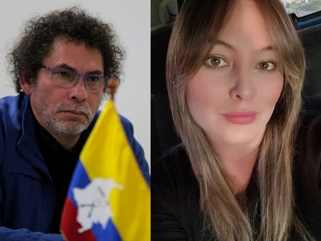 Pastor Álape y Catalina Suárez. Foto: Colprensa / Instagram @catalinasuarezb