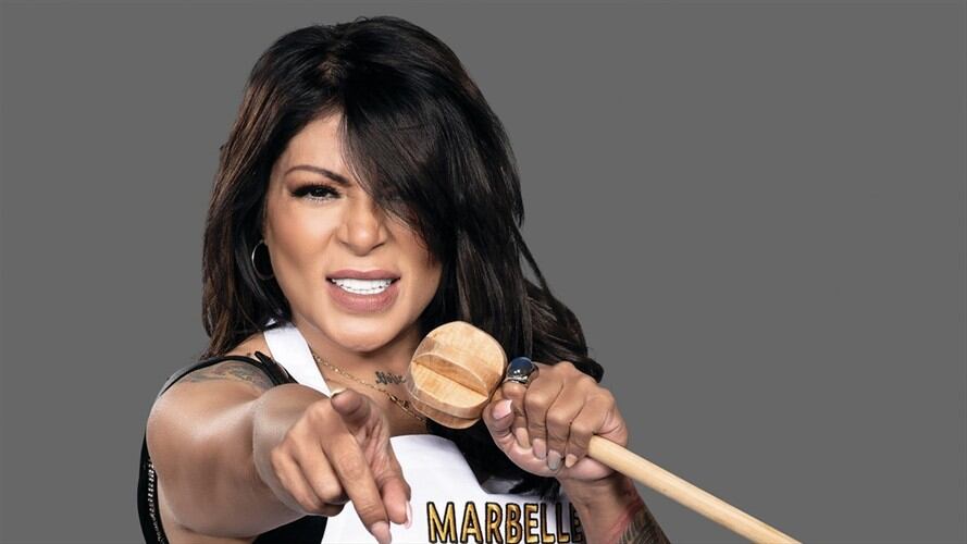 Marbelle, cantante colombiana, en Masterchef Celebrity. Foto: Colprensa-RCN
