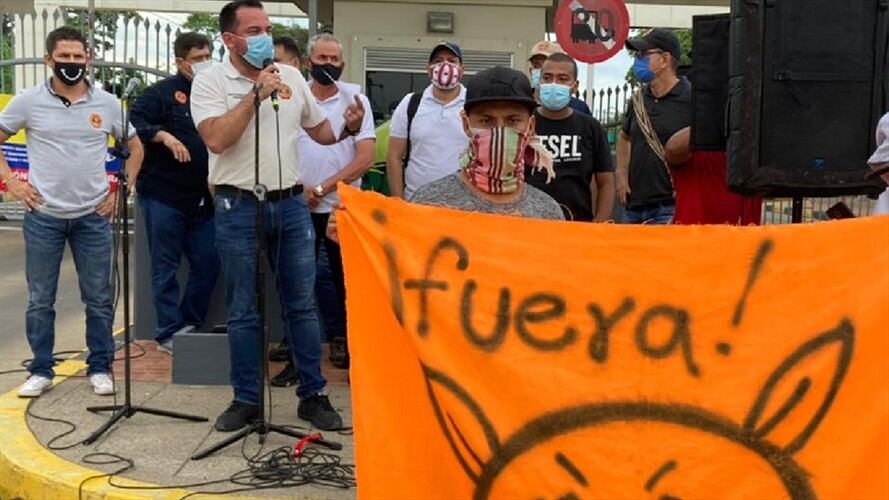 USO PARO REFINERÍA . Foto: suministrada.