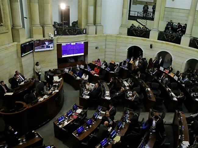 Plenaria del Senado. Foto: Colprensa