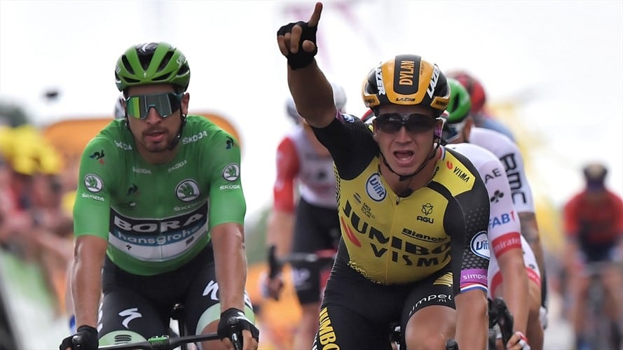 El ciclista holandés consiguió ganar la séptima etapa del Tour de Francia. Foto: Getty Images
