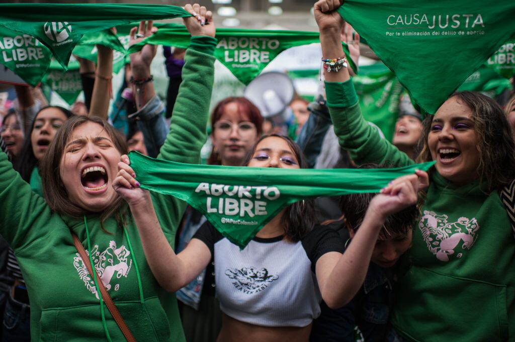 Movimiento feminista Colombia. Getty Images.