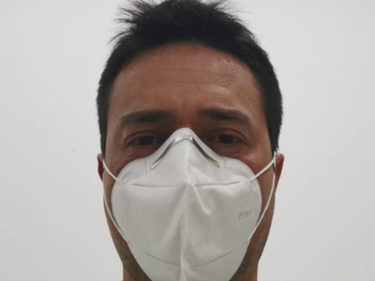 "Sonríe, te amo", fue el mensaje del día del padre que recibió en Tunja el médico Sánchez