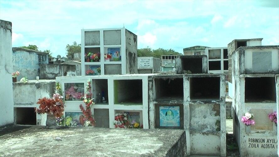 En cementerio de Montería habrían encontrado muertos de la masacre de Pueblo Bello. Foto: cortesía GS Noticias.