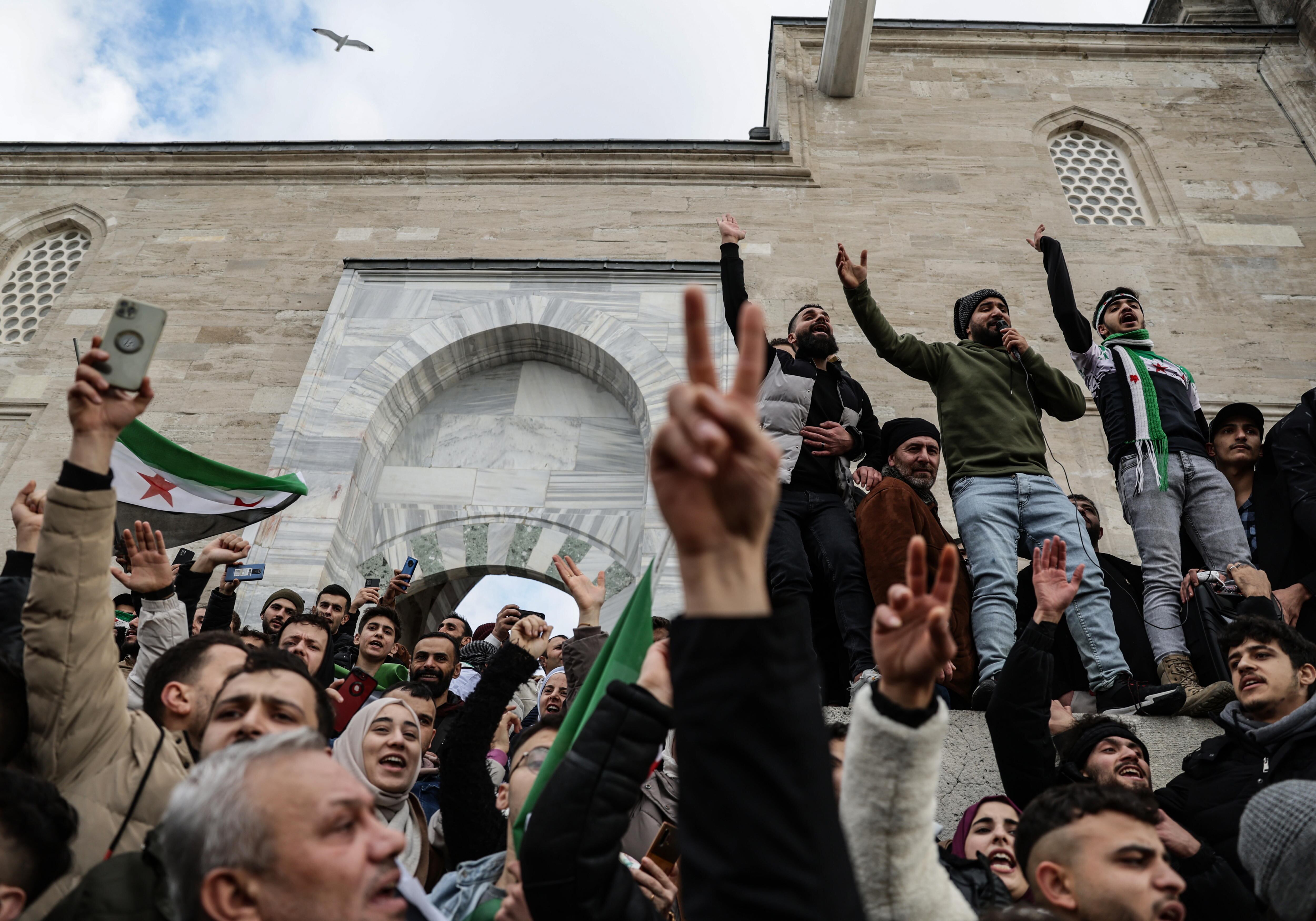 Opositores sirios. EFE/EPA/ERDEM SAHIN