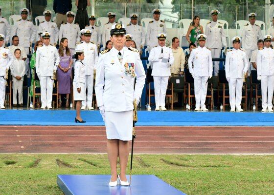 Capitán de navío Marcela Ramírez Ramos dirigirá la Base Naval No. 1 ARC Bolívar. Foto: Página web de la Armada Nacional.