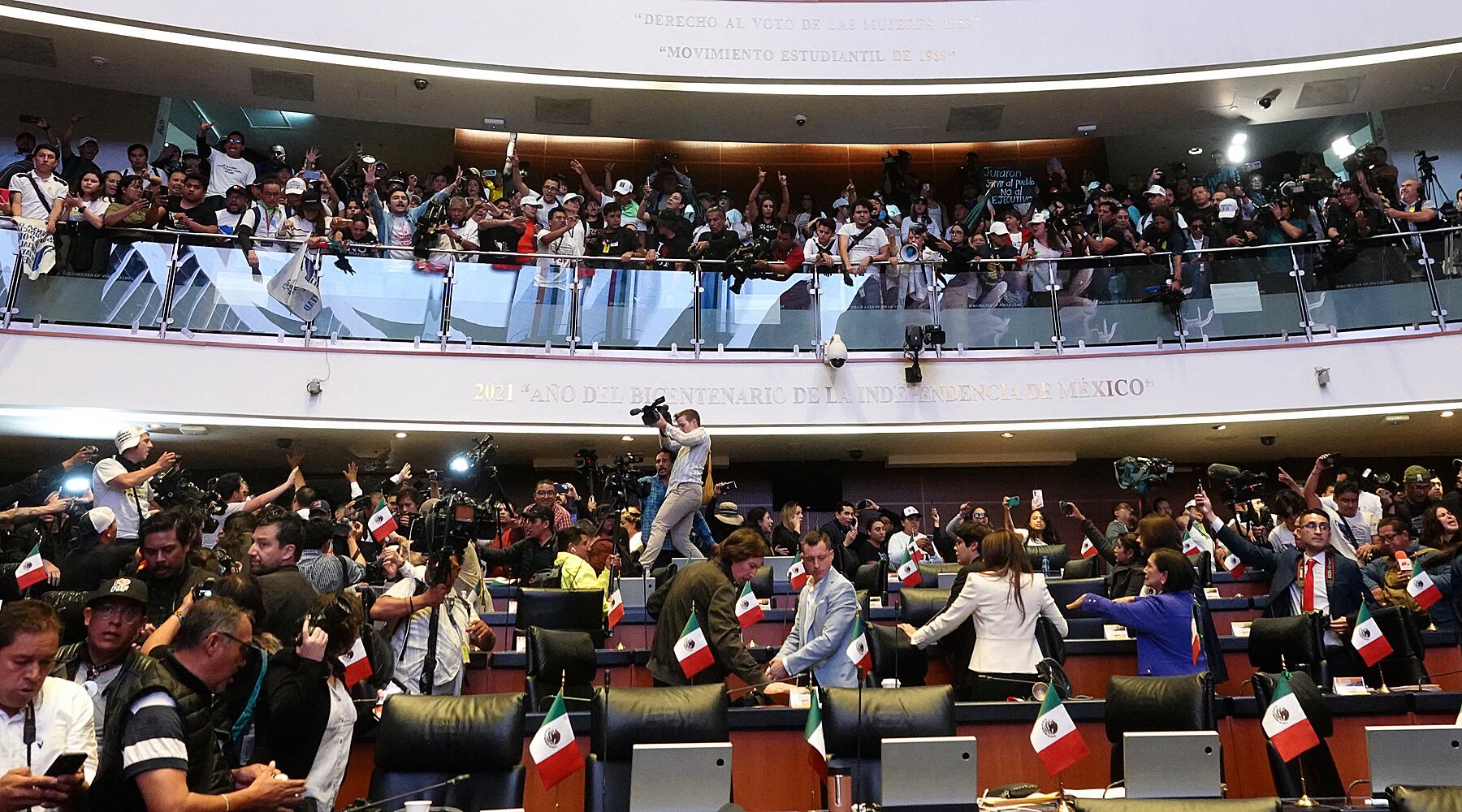 10 de septiembre. Senado en México. I Foto: EFE/ Madla Hartz.