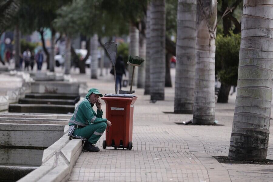 Imagen de referencia de barrido en Bogotá. Foto: Colprensa.
