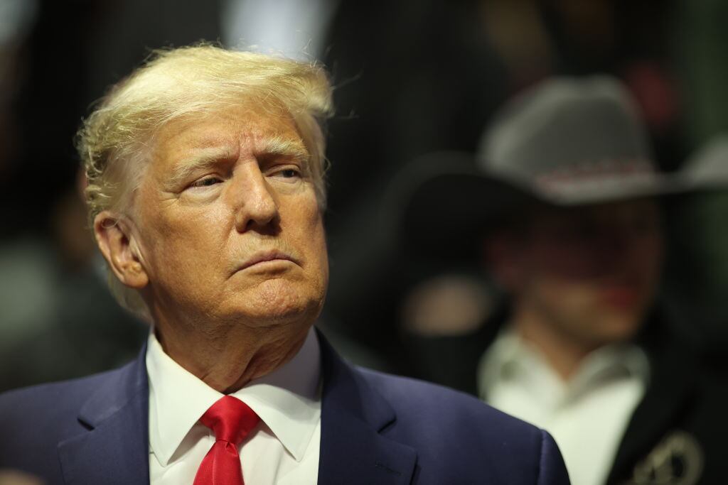 Donald Trump. Foto: Shane Bevel/NCAA Photos via Getty Images.