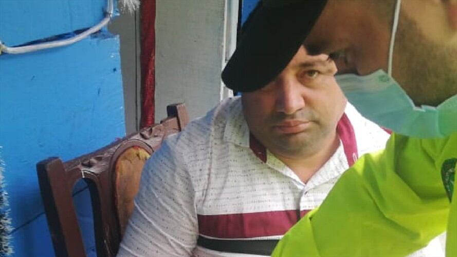 Venezolano capturado. Foto:Fiscalía.