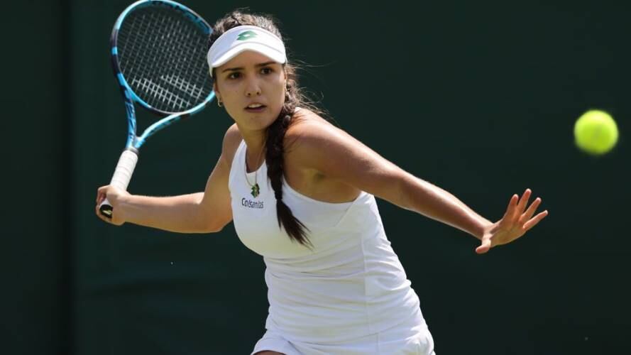 Tenista colombiana María Camila Osorio. Créditos: Getty Images/Clive Brunskill