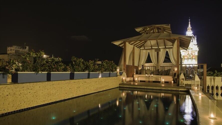 Los bienes afectados fueron ocupados en diligencias cumplidas este fin de semana, entre ellos los hoteles Sol de Mar, Mar Azul y Moroel, al igual que The Epica House (foto). Foto: Fiscalía