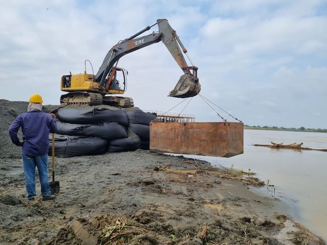 Se requiere ejecución eficaz de obras en 'Caregato': gobernador de Córdoba. Foto: UNGRD.