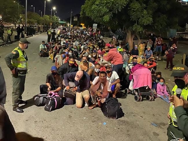 Venezuela no permite el ingreso de migrantes . Foto: Cortesía