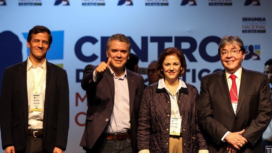 Precandidatos a la presidencia por el centro democrático en las pasadas elecciones. Foto: Colprensa