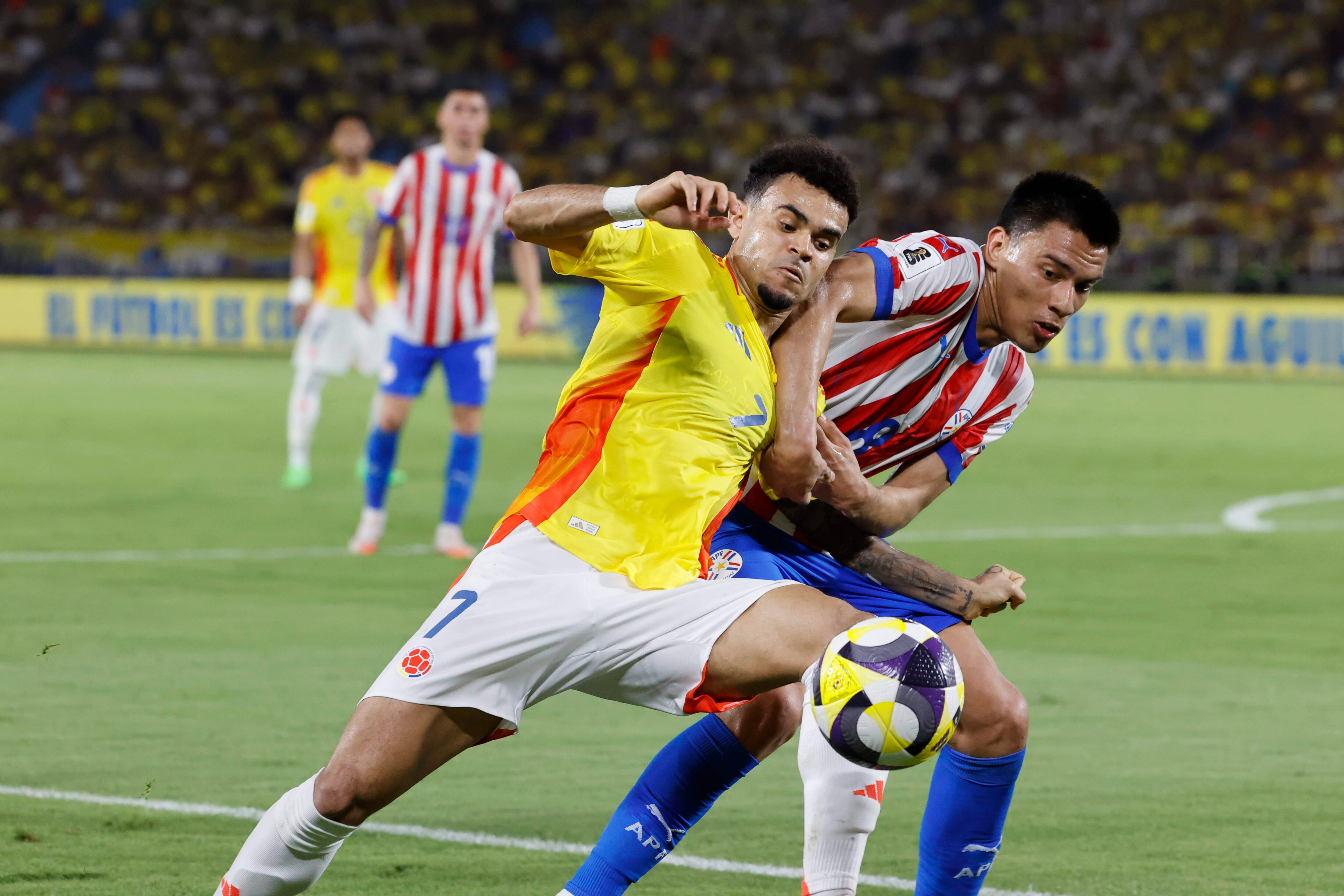 Selección Colombia vs. Paraguay. Foto: EFE/Mauricio Dueñas Castañeda