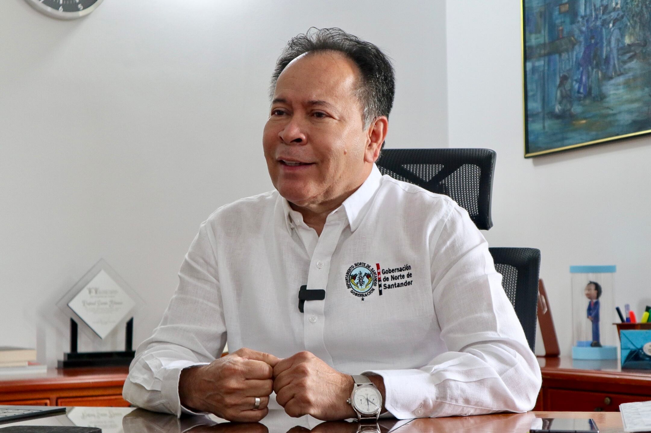 Gobernador del departamento de Norte de Santander, William Villamizar. / Foto: EFE/Mario Caicedo.