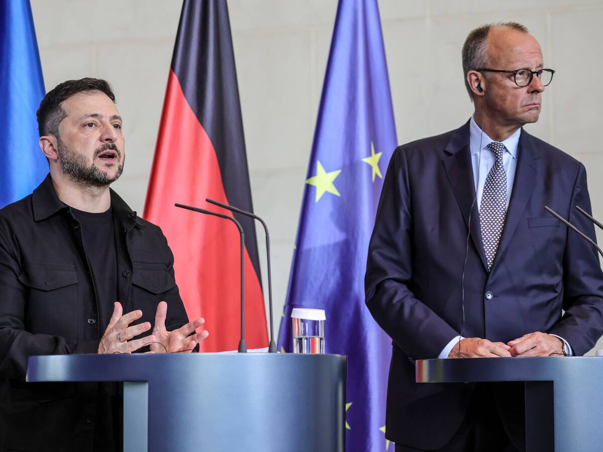 Zelenski agradeció a Merz las reuniones virtuales con Trump sobre Ucrania