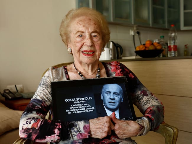 Mimi Reinhardt, secretaria de Oskar Schindler, murió a los 107 años