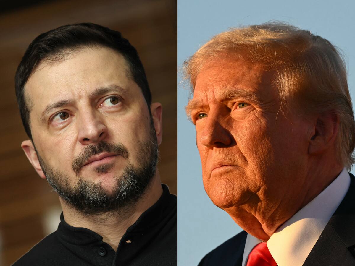 Volodímir Zelenski agradeció a Donald Trump su disposición de enviar material militar a Ucrania